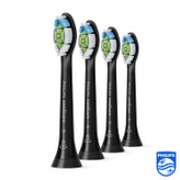 سری یدک مسواک برقی فیلیپس 4 عددی مشکی مدل اصل Philips Sonicare W2 Optimal White