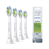 سری یدک مسواک برقی فیلیپس 4 عددی سفید مدل Philips Sonicare W2 Optimal White