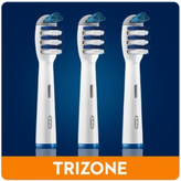 سری یدک مسواک برقی اورال بی 4 عددی مدل Oral-b Trizone