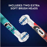 سری یدک مسواک برقی کودک اورال بی 4 عددی مدل Oral-b Pixar Kids