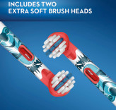 سری یدک مسواک برقی کودک اورال بی 4 عددی مدل جنگ ستارگان Oral-b Star Wars kids