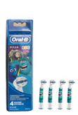 سری یدک مسواک برقی کودک اورال بی 4 عددی مدل Oral-b Pixar Kids
