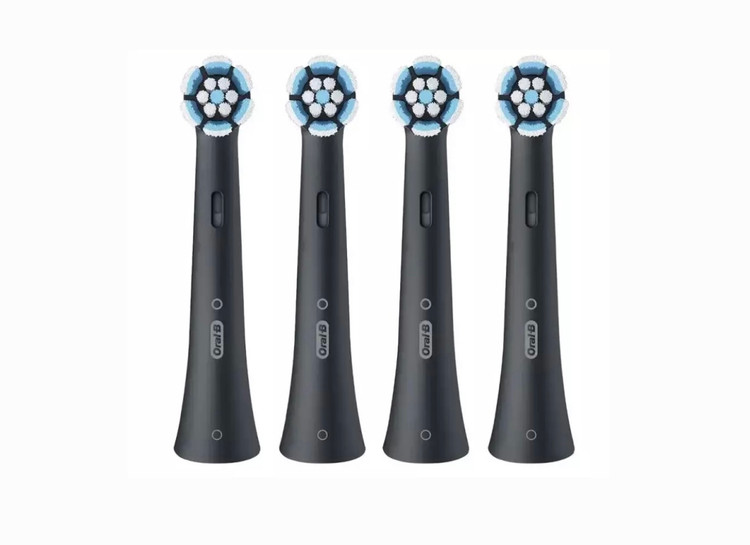 سری یدک مسواک برقی اورال بی 4 عددی مشکی مدل Oral-b iO Sanfte Reinigung