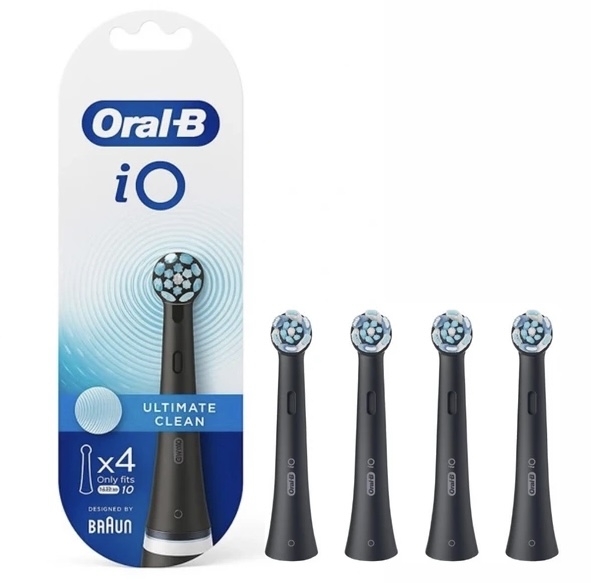 سری یدک مسواک برقی اورال بی 4 عددی مشکیOral-b iO Ultamate Clean