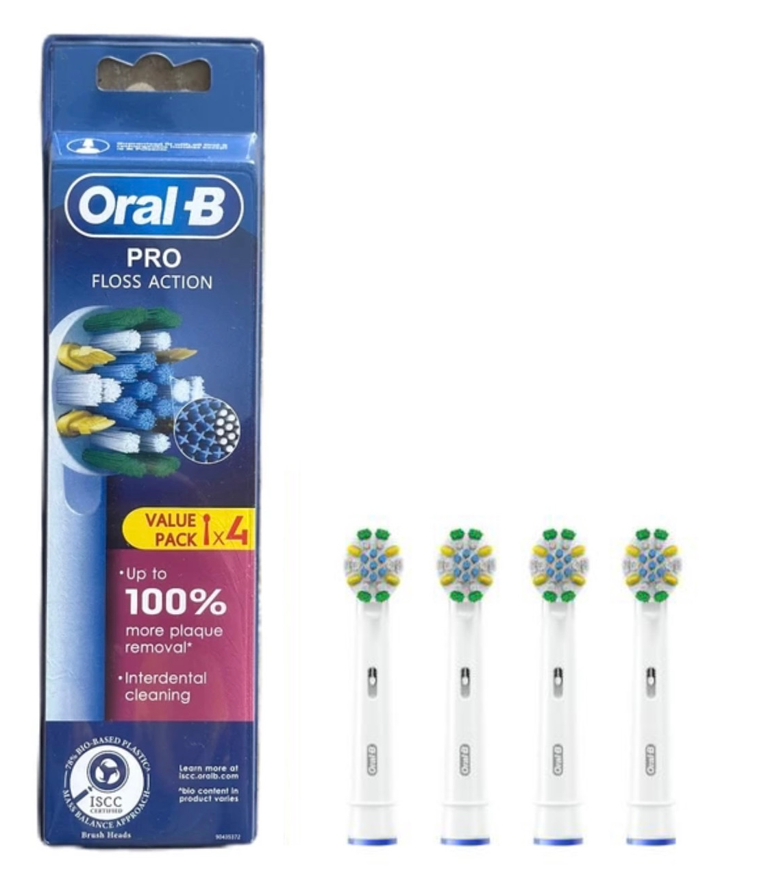 سری یدک مسواک برقی اورال بی 4 عددی مدل Oral-b Pro Floss Action