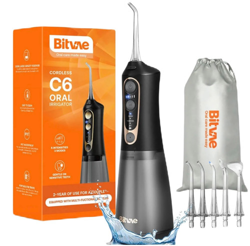 دستگاه واتر جت شستشو دهان و دندان مشکی مدل Bitvae C6