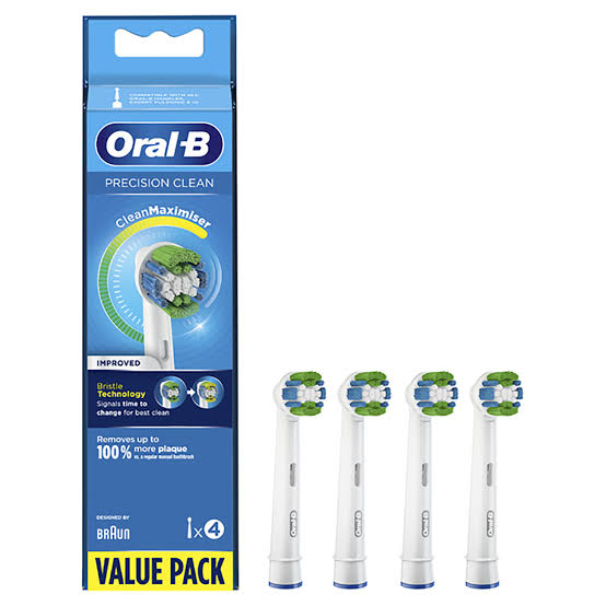 سری یدک مسواک برقی اورال بی 4 عددی   Oral-b Precion Clean Braun